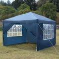 thumbnail image 2 of Zimtown 10'x10' Ez Dosel Emergente para Fiesta de Bodas con 4 Lados Azul y Bolsa de Transporte, 2 of 7