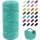 thumbnail image 1 of Hilo de tejido elástico de 400 g para tejer camisetas, hilo de crochet grueso, para tejer bolsos, cestas y alfombras, manualidades de bricolaje, 1 of 5