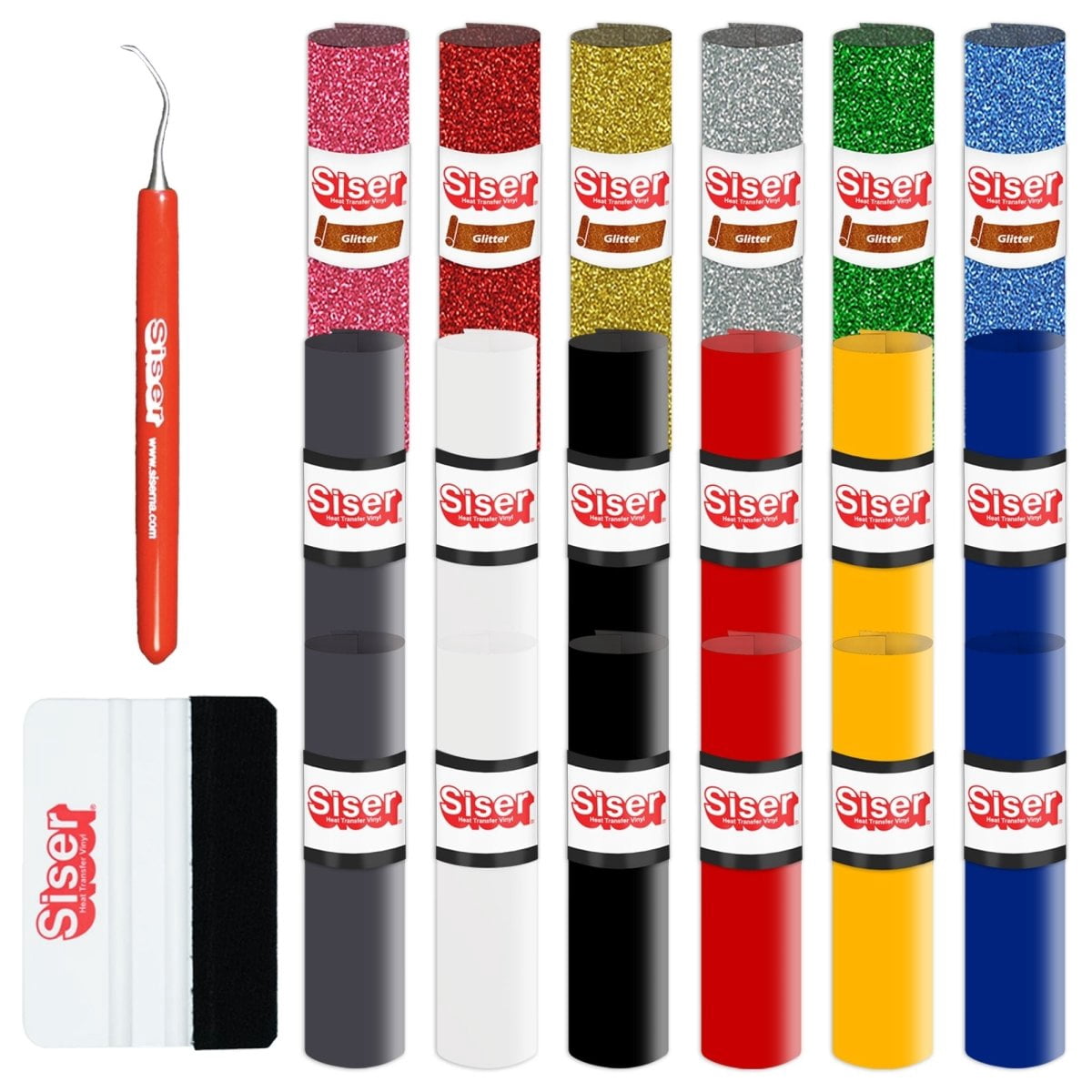 Siser Romeo 24" Deluxe Easyweed Heat Transfer (HTV) Bundle