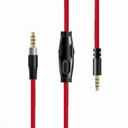 Audio Cable for HyperX Cloud Alpha / Mix / Alpha S Gaming Headset Replacement Cable with Inline Mute and Volume Control