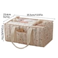thumbnail image 2 of SIfdSeng Quilted Fabric Storage Floral Baby Caddy Quilted for Nursery Bedroom Storage, 2 of 8