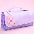 thumbnail image 1 of POINTERTECK Cute Cat Large Capacity Stress Relieving Pencil Case Big Pencil Box Portable Bag, 1 of 4