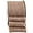 Gold Brown, variant on Dark Brown Burlap Wired Ribbon 2-1/2 Inch, Coffee Solid Ribbon with Wire Edge for Big Bow, Wreath, Christmas Tree, Outdoor Decoration, Gift Wrapping, 10 Yards/Roll.