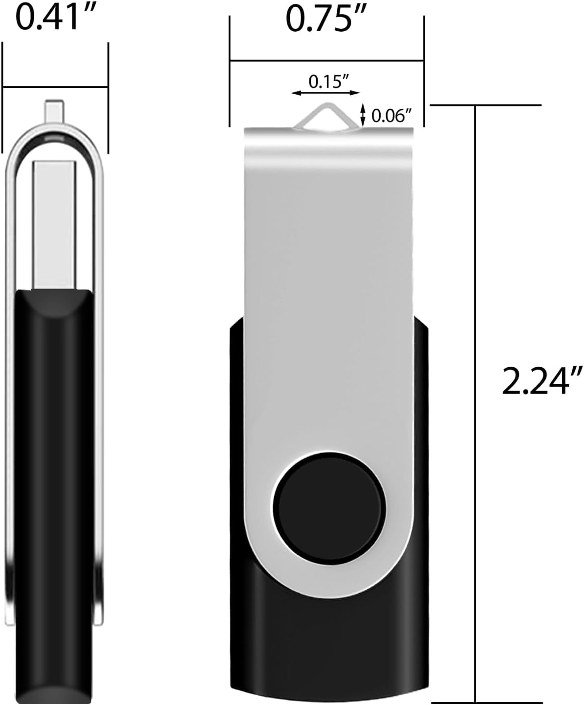 USB 1GB Bulk Flash Drives 50 Pack, USB2.0 Swivel Thumb Drives 50 Pack USB Flash Drives 1GB Memory Stick Jump Drive USB Drives 50 Pack Pendrive (50 Pack 1GB, Mix Colors)