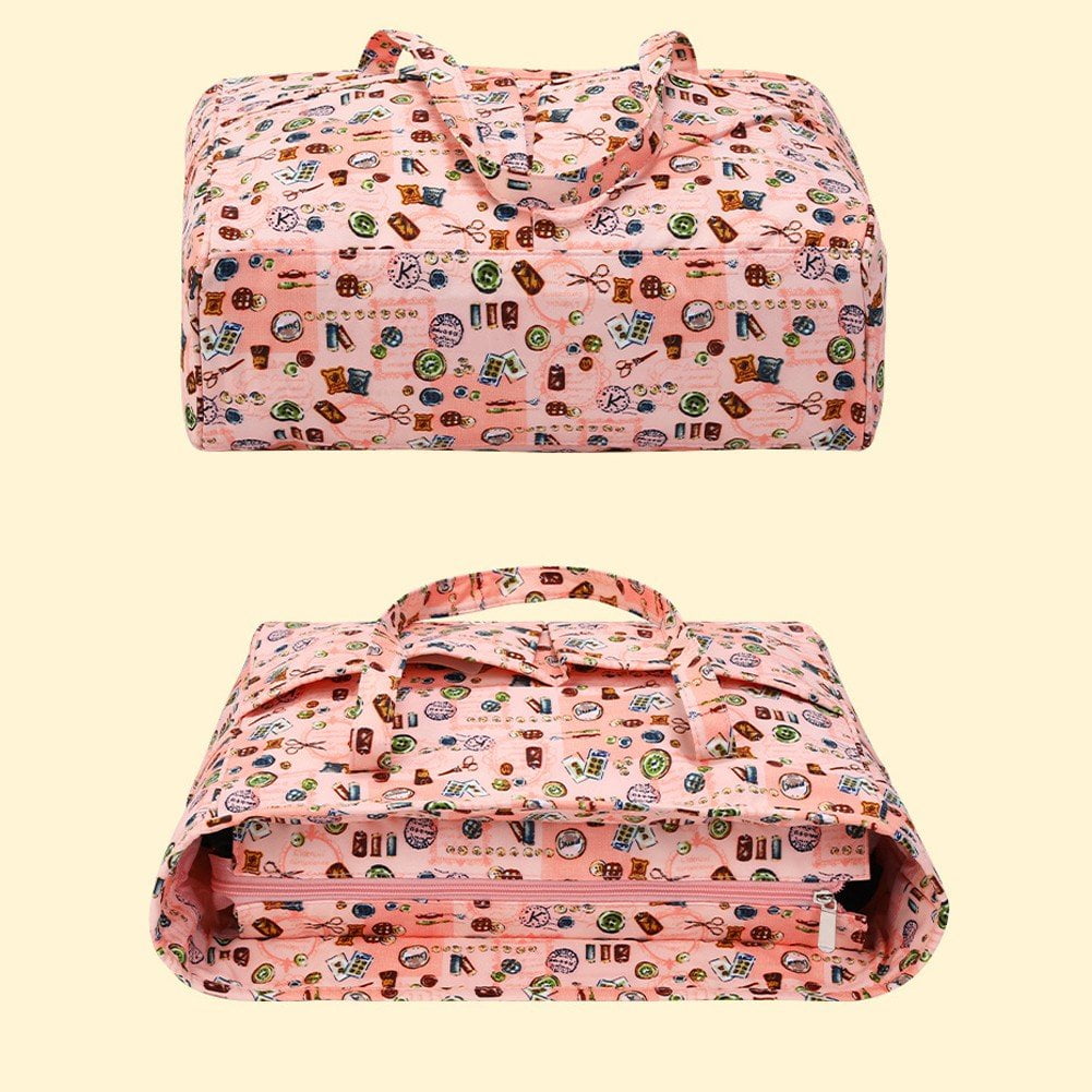Knitting Bag, Craft Storage Bag, Crochet Tote Bag, Craft Bags for Crafting, Sewing, Cross Stitch, Embroidery, Crafters Bag, Knitting Project Travel Bag