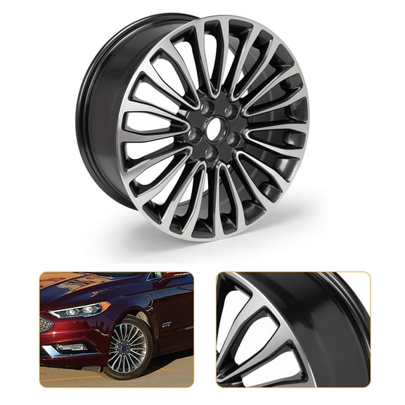 18" Wheel Rim Fits Ford Fusion 2017-2018 18x8 New OEM Quality Rim Grey &Machined
