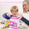 thumbnail image 2 of Refasy Piggy Bank Cash Coin Can ATM Bank Electronic Coin Money Bank for Kids--Hot Gift, 2 of 10