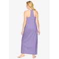 thumbnail image 2 of Dreams & Co. Plus Size Breezy Eyelet Knit Long Nightgown, 2 of 6