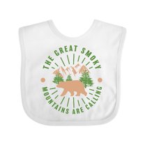 Inktastic The Great Smoky Mountains Are Calling Boys or Girls Baby Bib