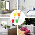 thumbnail image 3 of 5PCS Iron Metal Bucket Planter Garden Patio Outdoor Hanging Planter Pot, 3 of 8