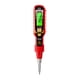 thumbnail image 5 of Probador de voltaje Detector de voltaje Lápiz probador eléctrico sin contacto resistente Vivo/Nulo rojo, 5 of 9