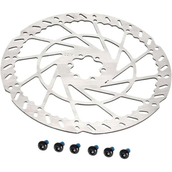 Motorcycle Disc Brake Rotor 22cm 2.3mm Thick High Heat Dissipation Sturdy Brake Disc Plate Brake Rotor Plate for x3 MX3