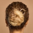 thumbnail image 3 of Kitsch Metal French Hair Pin - Gold for Elegant Hairstyles, 3 of 4