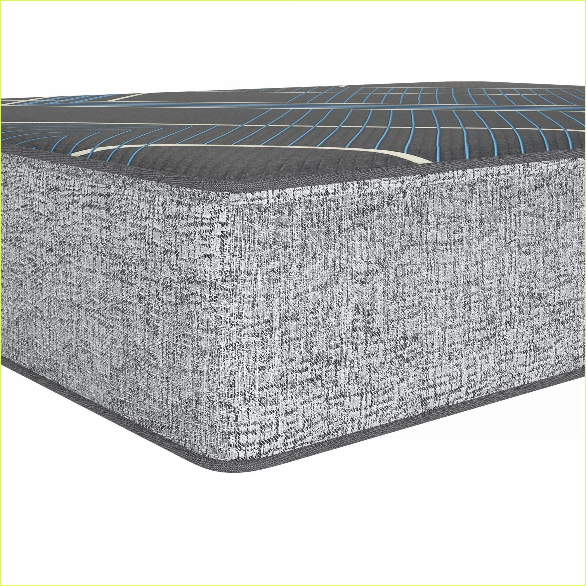 Mattresses | Restonic TempaGel 13” Lux Firm Hybrid Mattress, King | Foam | Grey+Blue