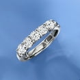 thumbnail image 5 of Ross-Simons 1.00 ct. t.w. Diamond 5-Stone Ring in 14kt White Gold, Women's, Adult, 5 of 6