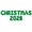 Green, variant on Letter Balloons - CHRISTMAS 2028 16" Inch Alphabet Letters Foil Mylar Balloon Christmas Party Banner (Silver)