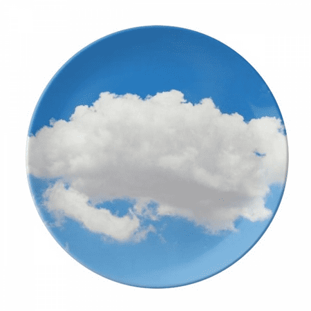 

Blue Sky Sunshine White Clouds Plate Decorative Porcelain Salver Tableware Dinner Dish