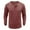 Red, variant on ameIAEA Workout Shirts for Men Long Sleeve Crewneck Fall Tops Solid Color Casual Tee Shirts