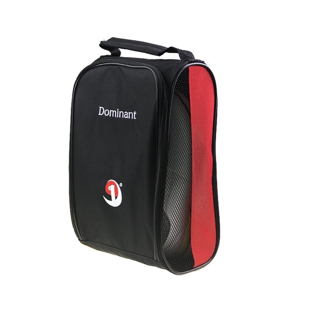 Naiovety Bolsa organizadora para zapatos de Golf dominante, bolsa portátil transpirable de gran capacidad, accesorios de viaje al aire libre para botas, Golf negro rojo Naiovety OD003041-03