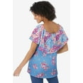 thumbnail image 2 of Woman Within Plus Size Ruffle Tee, 2 of 3