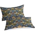 thumbnail image 2 of LAICAIW Ensemble de Literie Strawberry Thief, 3 Pcs, Housse de Couette en Microfibre Douce, Format Simple, 2 of 7