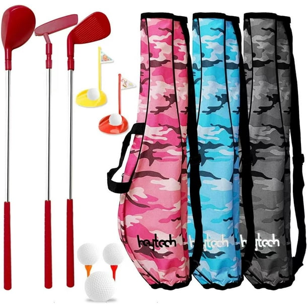 Kid's Toy Golf Clubs Set Deluxe Toddler Outdoor Golf Toy Set, Fun