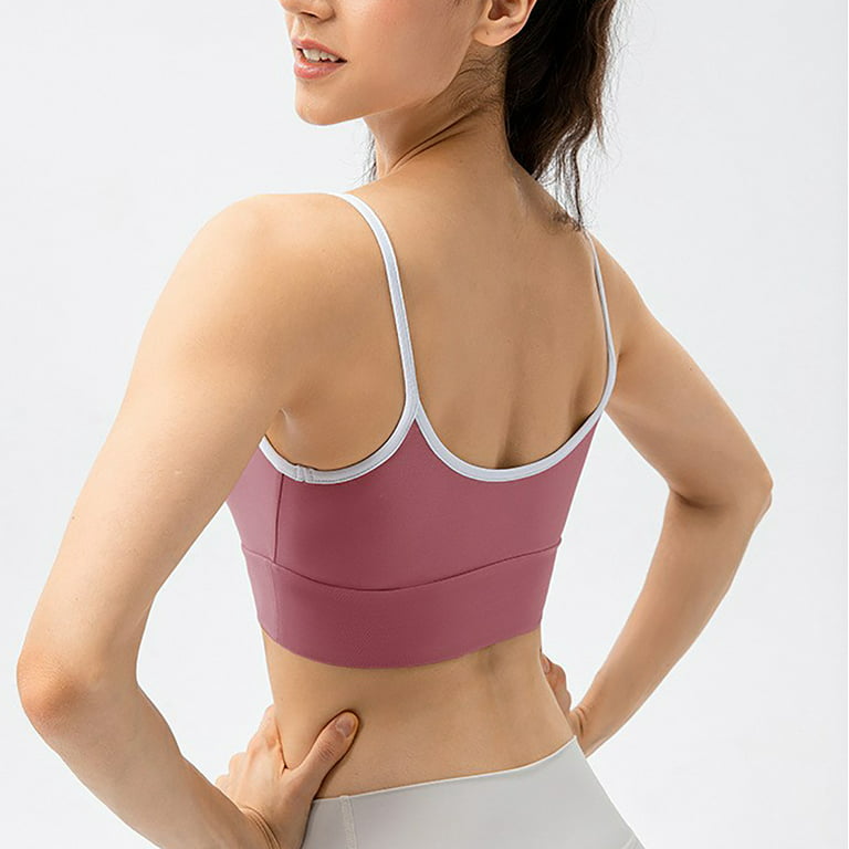Meichang Sports Bras for Women Wireless Support T-shirt Bra Seamless  Breathable Bralettes Shapewear Yoga Gym Bras 