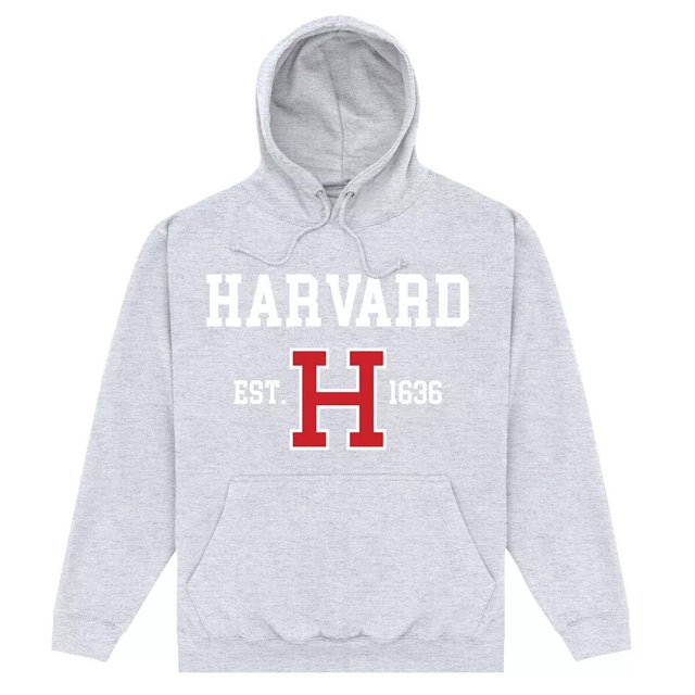 Harvard University Adult Est 1636 Hoodie