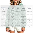 thumbnail image 4 of Lutiedan Girls Leopard Print Hoodie Oversized Fleece Fall Winter Hooded Sweatshirts Long Sleeve Casual Pullover Top Size 3-13,Green, 4 of 5