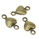 thumbnail image 4 of Corazón Conectores resultados de la joyería 50pcs bronce antiguo, 4 of 8