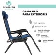 thumbnail image 2 of Camastro Plegable Portatil para Exterior con Porta Bebidas Sky Grenn HJCOCM130001 azul, 2 of 6