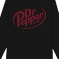 thumbnail image 2 of Dr Pepper Est. 1885 Maroon Logo Men's Crew Neck Long Sleeve Shirt-Small, 2 of 2