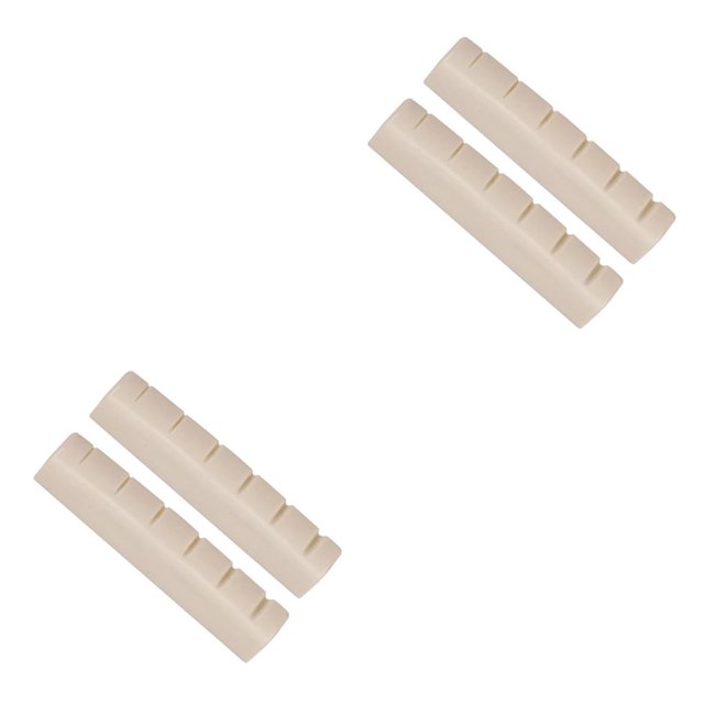 Eigraketly Unslotted Blank Nuts for Acoustic Folk Les Accessories Guitar Paul Tipo 2 2piezas