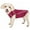Maroon, variant on Pet Life ® Active 'Racerbark' 4-Way-Stretch Yoga Fitness Dog T-Shirt Tank Top