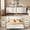 5-Piece-Queen-White-1, variant on Asofer Bedroom Furniture Sets, Include Queen Size Bed Frame, 6-Drawer Dresser & 6-Drawer Dresser and 2 Nightstands, Black