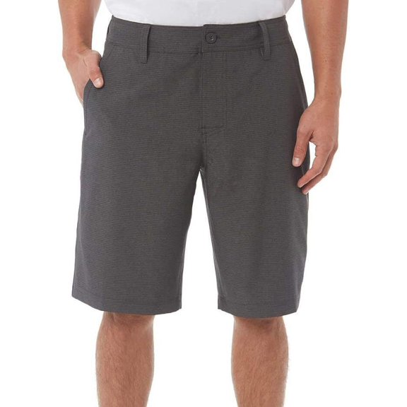 Hang Ten Men's Shorts Hybrid Series (Black, 36)