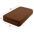 thumbnail image 2 of Flxxie 2 Pack Brushed Microfiber Fitted Crib Sheets for Boys and Girls, Super Soft Fitted Elastic Toddler Bed Crib Mattress Sheets, 28 x 52 Inches, Brown, 2 of 6
