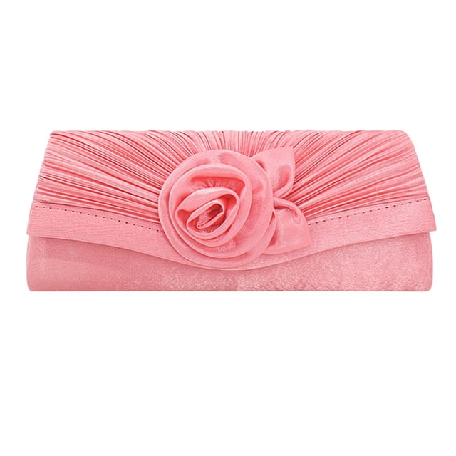 Bolsos con cierre a la moda Minnieouse para mujer Rojo coral