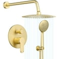 thumbnail image 6 of Shower System, Pressure Balance Shower Faucet Set, Stainless Rain Shower head with Handheld Shower Spray , Pressure Rainfall Shower Head Set, Matte, 6 of 6