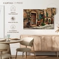 thumbnail image 5 of Elephant Stock Mediterranean Old Town Wall Art - Horizontal Canvas Wall Art - Living Room Wall Decor - City Canvas - Beige And Brown Decor - 12" x 8", 5 of 8