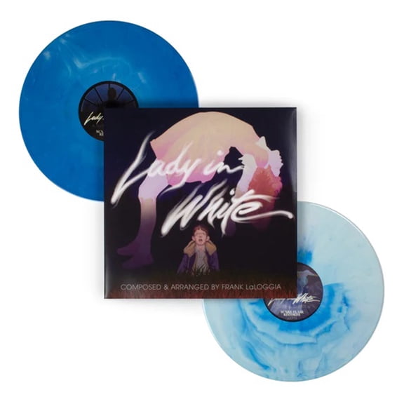 Lady in White - Original Motion Picture Score / Soundtrack 100 Made Exclusive Hand Poured Blue & White Swirl Vinyl LP Record - Frank LaLoggia