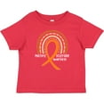 thumbnail image 3 of Inktastic Multiple Sclerosis Awareness Orange Ribbon Rainbow Boys or Girls Baby T-Shirt, 3 of 5