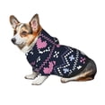 thumbnail image 7 of Haiem Pixel Heart Winter for Winter Dog Hoodie Sweatshirts with Pockets Warm Dog Clothes for Small Dogs Chihuahua-X-Large, 7 of 7