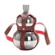 thumbnail image 1 of Frasco de cadera con forma de calabaza, funda de cuero, capacidad de 50000 ml y 2500 ml, ideal para exteriores. 1.5L de plata, 1 of 9