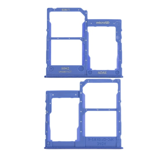 Replacement Dual Sim Card Tray Compatible For Samsung Galaxy A41 (A415 / 2020) (Prism Crush Blue)
