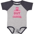 thumbnail image 3 of Inktastic Stomp Out Breast Cancer with Pink Cowgirl Boots Boys or Girls Baby Bodysuit, 3 of 5