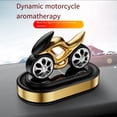 thumbnail image 2 of Mosiee Diffuser Solar Powered Rotating Car Purifier Simulated Motorcycle Styling, 2 of 5