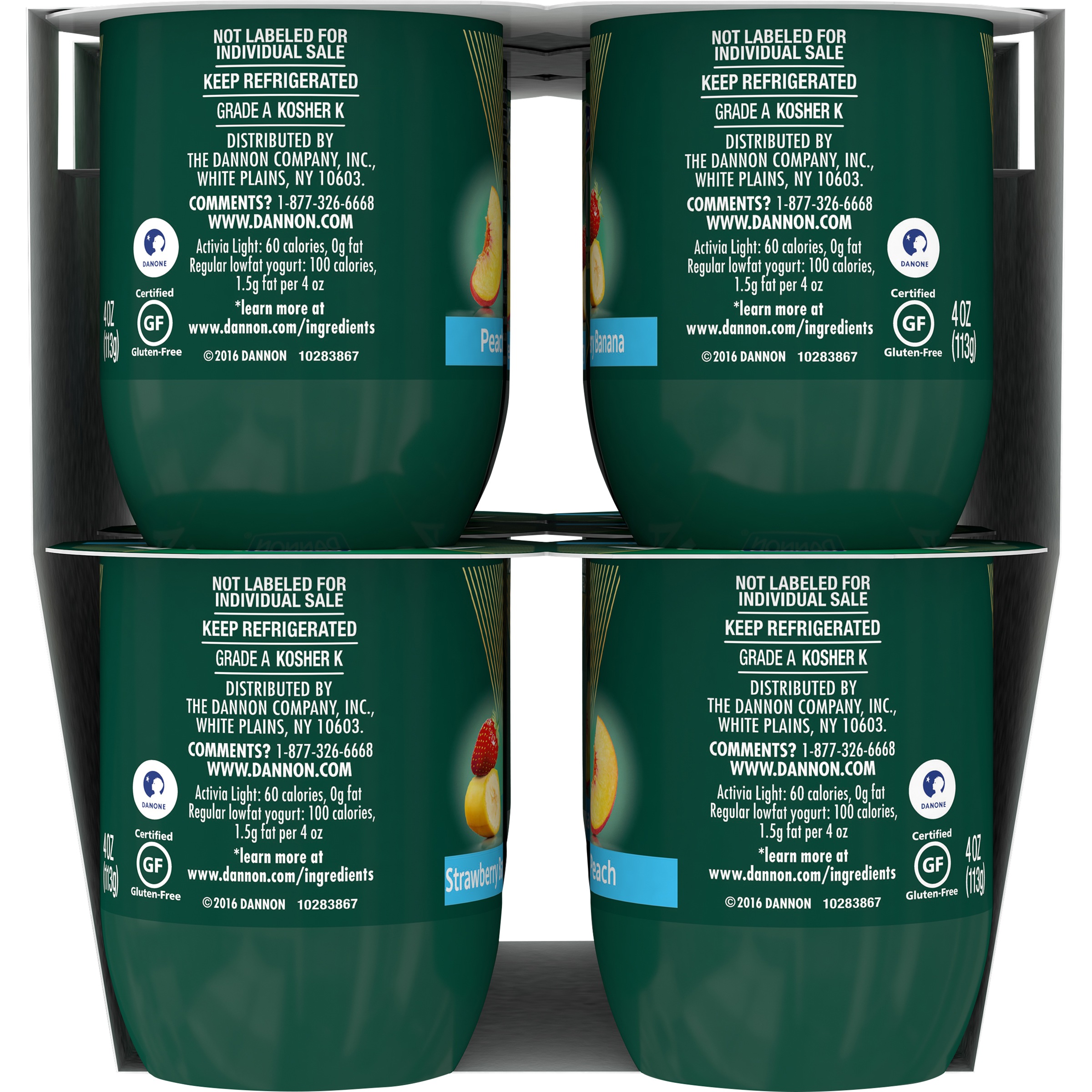 Activia Light Strawberry Banana Nutrition Facts ...