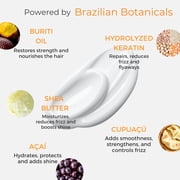 Kerazon Hair Mask Anti Frizz Brazilian Keratin Blowout Care, Moisturizing, Deep Hydration for Dry Damaged Hair 8oz.