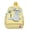 Yellow, variant on BESEW7 Nylon Plaid Bowknot Preppy Style Backpack, Lightweight Cute Daypack for Travel Daily Commute with Side Pockets Black